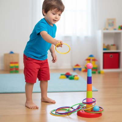 Jeu d adresse, jouet empilable couleurs 3 ans