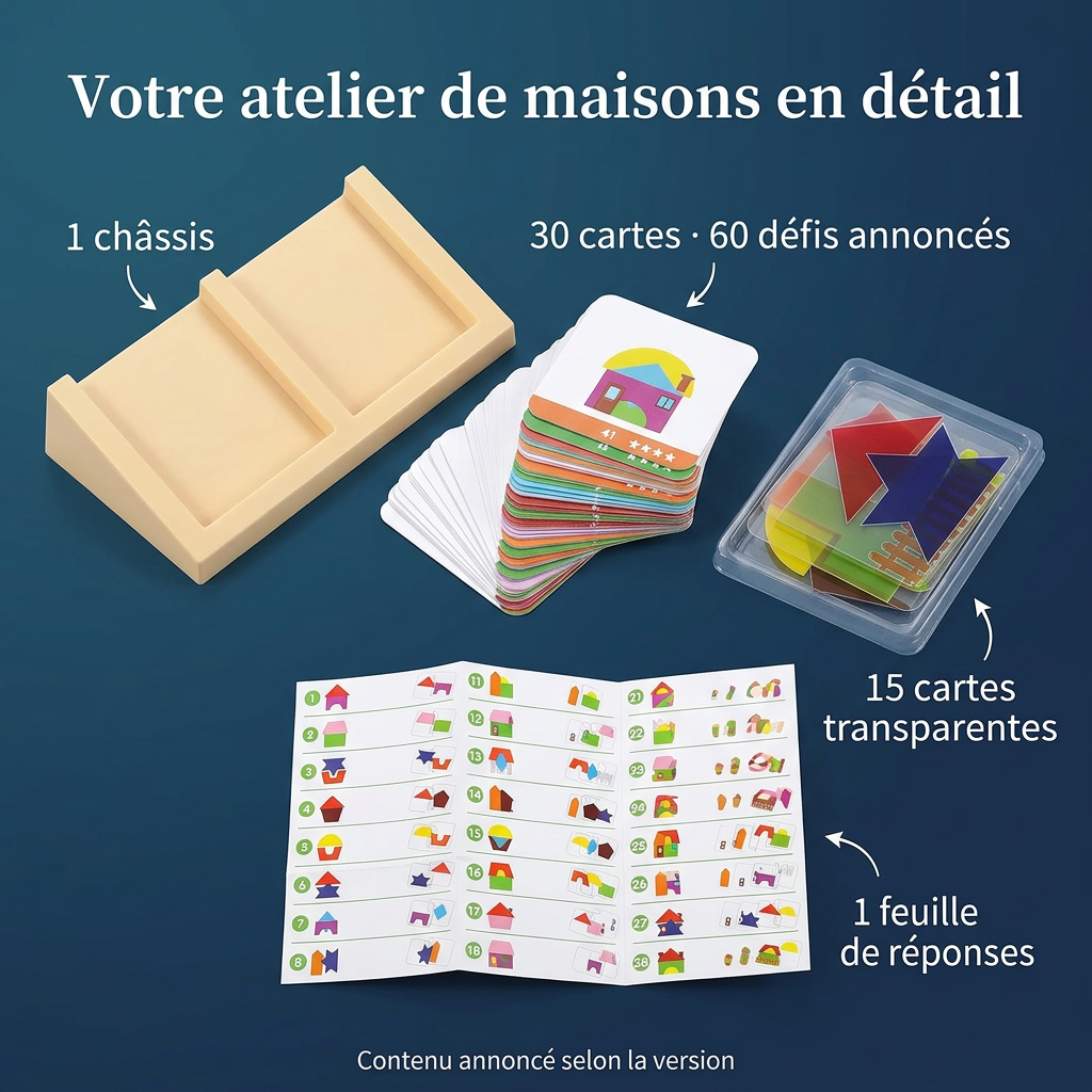 jeu de construction logique spatiale 6 à 12 ans