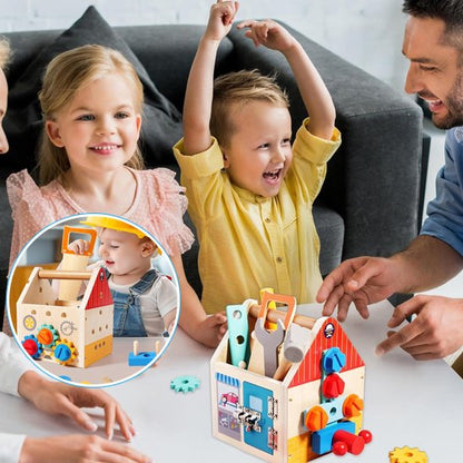 Jeu de construction • valisette outils ABS bords arrondis sécurisée