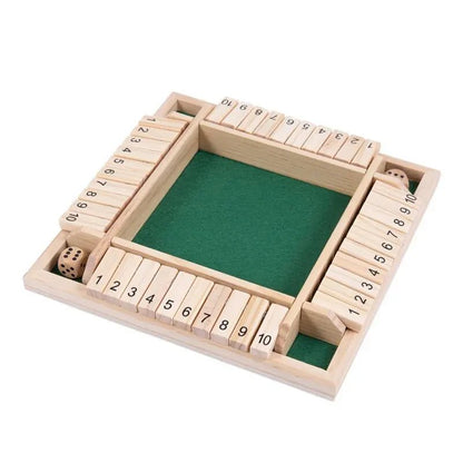 Jeu de Dés en Bois pour Enfants | Shut The Box - Jeu Éducatif Enfant