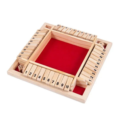 Jeu de Dés en Bois pour Enfants | Shut The Box - Jeu Éducatif Enfant