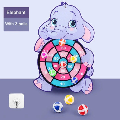 Jeu de fléchettes animalier en forme d'éléphant