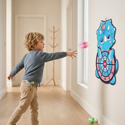 Jeu de fléchettes • jeu de cible velcro enfant intérieur extérieur