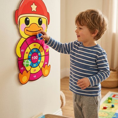 Jeu de fléchettes • jeu de cible velcro enfant intérieur extérieur