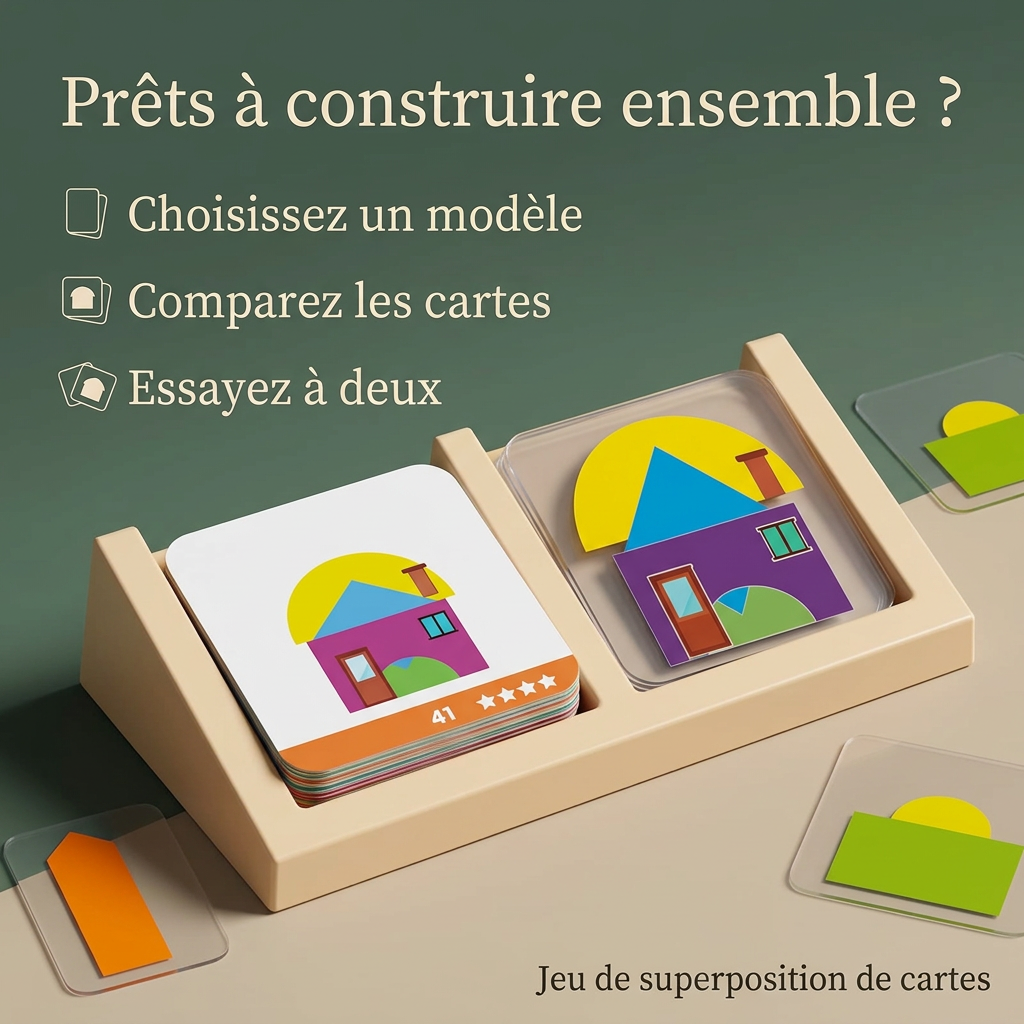 jeu de logique spatiale Montessori 3 ans