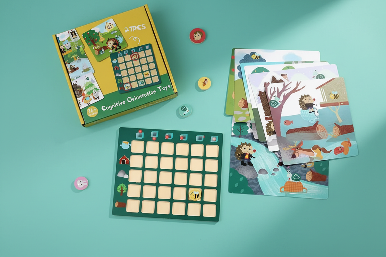 Flat lay complet du jeu