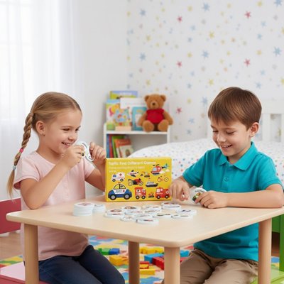 Jeu de mémoire, cartes d’appariement enfant