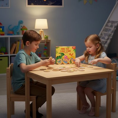 Jeu de mémoire, jeu préscolaire sans écran