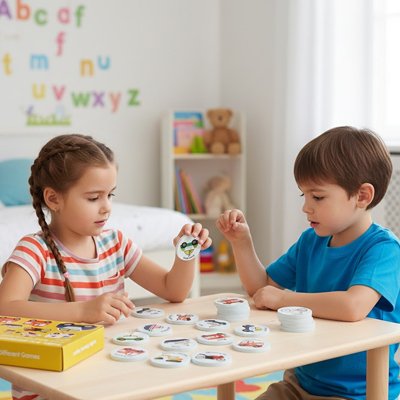 Jeu de mémoire, puzzle Montessori 3 ans