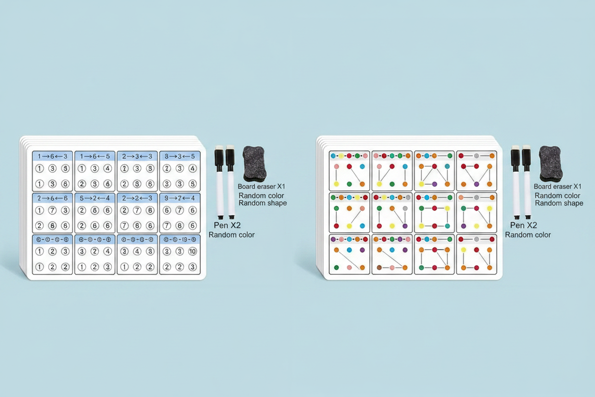 Comparaison variants Digital Visual, jeu de motricité et attention pour la petite enfance
