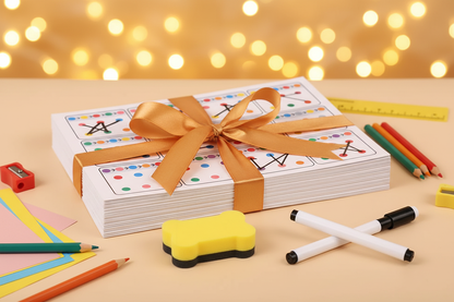 cadeau cartes avec ruban doré 