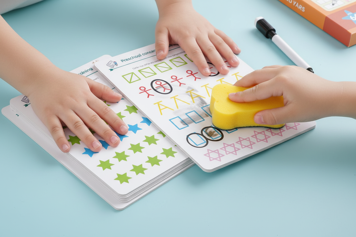 cartes de traçage effaçables pour maternelle et primaire