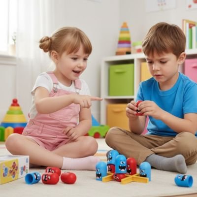 Jeu de réflexion et de logique, gobblet gobblers alternatif morpion enfant