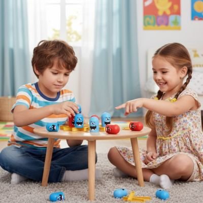 Jeu de réflexion et de logique, jeu de société 3 en ligne empilable mémoire