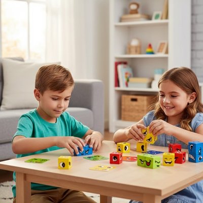 Jeu de réflexion, face change cube