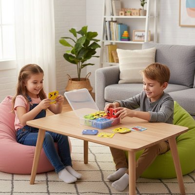 Jeu de réflexion, puzzle expression Montessori