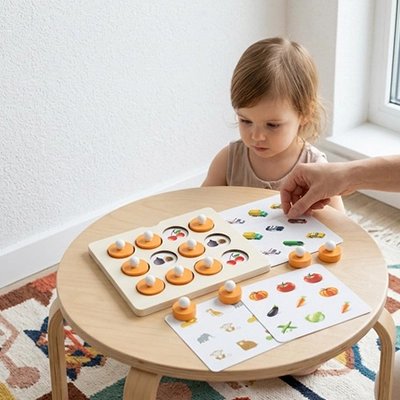jeu de société en bois pour filles et garçons dès 3 ans