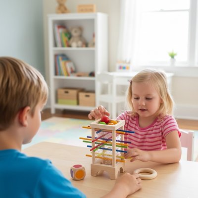 Jeu de société, jouet éducatif bois 7–12 ans