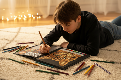 mosaïque par numéros à révéler pour adolescents
