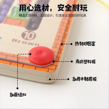 Jeu Labyrinthe Magnétique à Billes pour Enfants - Jeu Éducatif Enfant