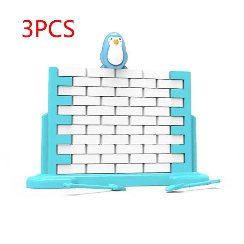 jeu mur de briques pingouin