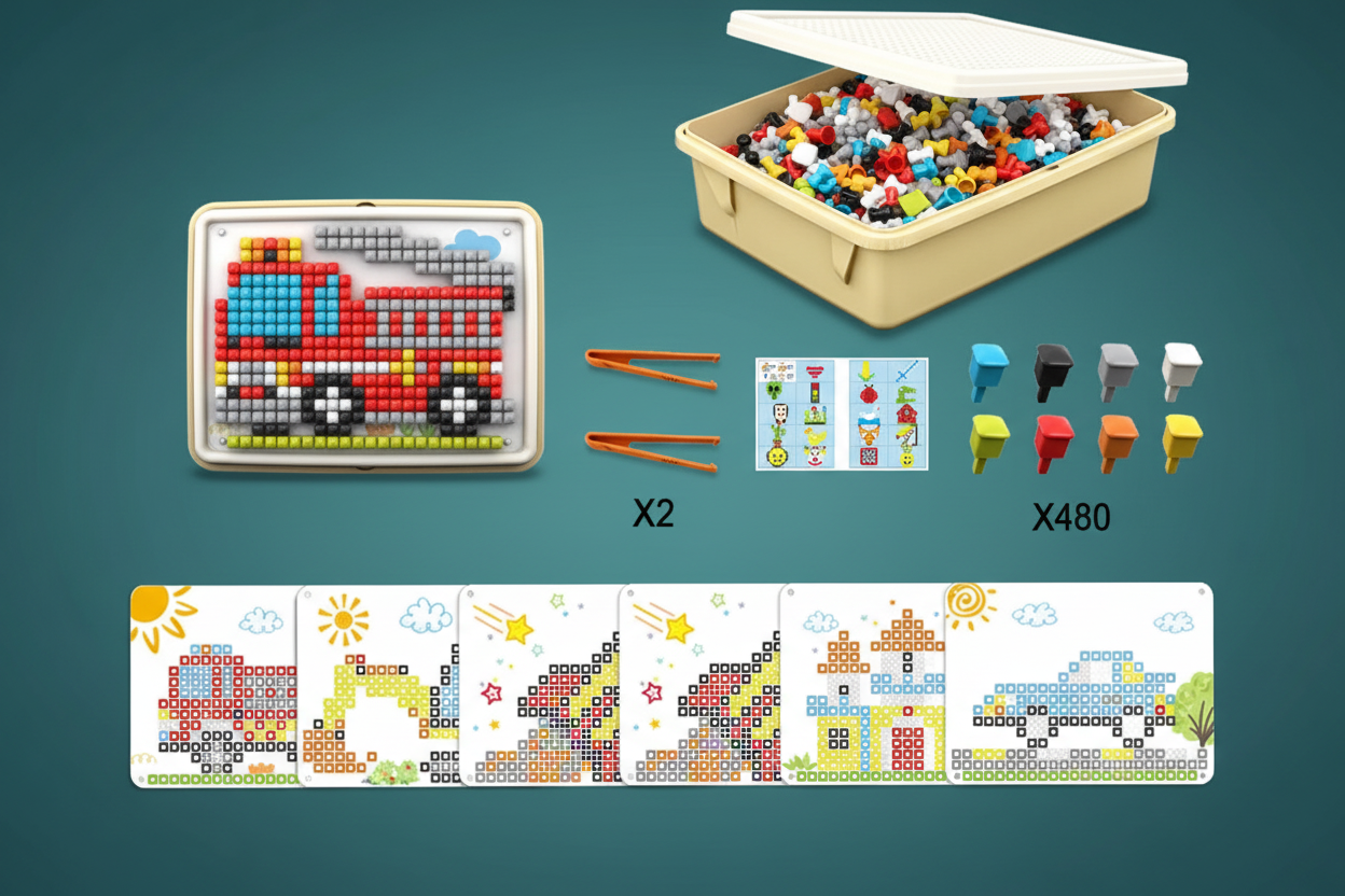 Jeu Plateau Picots – Contenu du kit