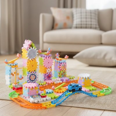 Jeux de construction créatif sans écran 