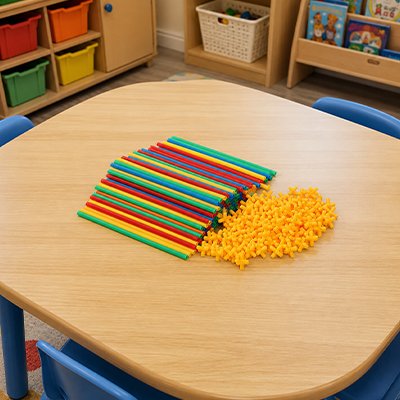 Jeux de construction • jouet STEM emboîtement plastique sans BPA