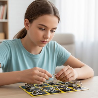 Jeux de réflexion et de logique, brain teaser portable 