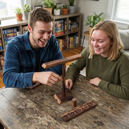 Jeux de société en bois de bar à domicile pour soirées entre amis