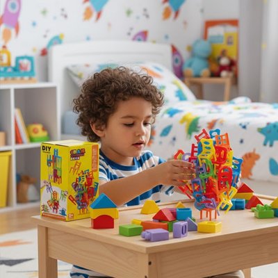 Jeux de société enfant, jeu d’équilibre famille