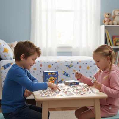 Jeux de société enfant, jeu mémoire et attention famille, snappair, 