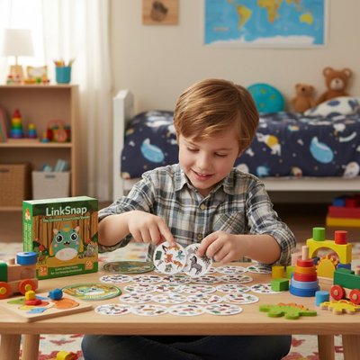 Jeux de société enfant, jeu observation animaux 3 ans