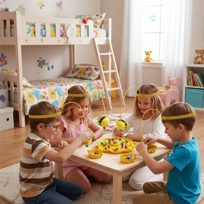 Jeux de socièté enfant, jouet de pêche magnétique 7 ans
