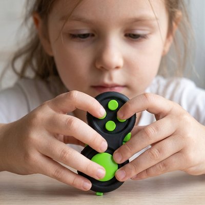 Jouet anti stress • manette fidget controller réduction stress adulte adolescent bureau école lot 6 pas cher