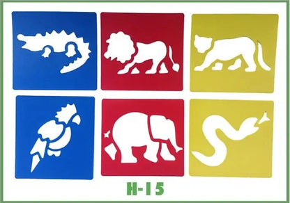 gabarits plastique éducatifs Montessori animaux 