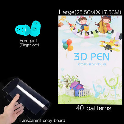 Livre pochoirs impression-stylo