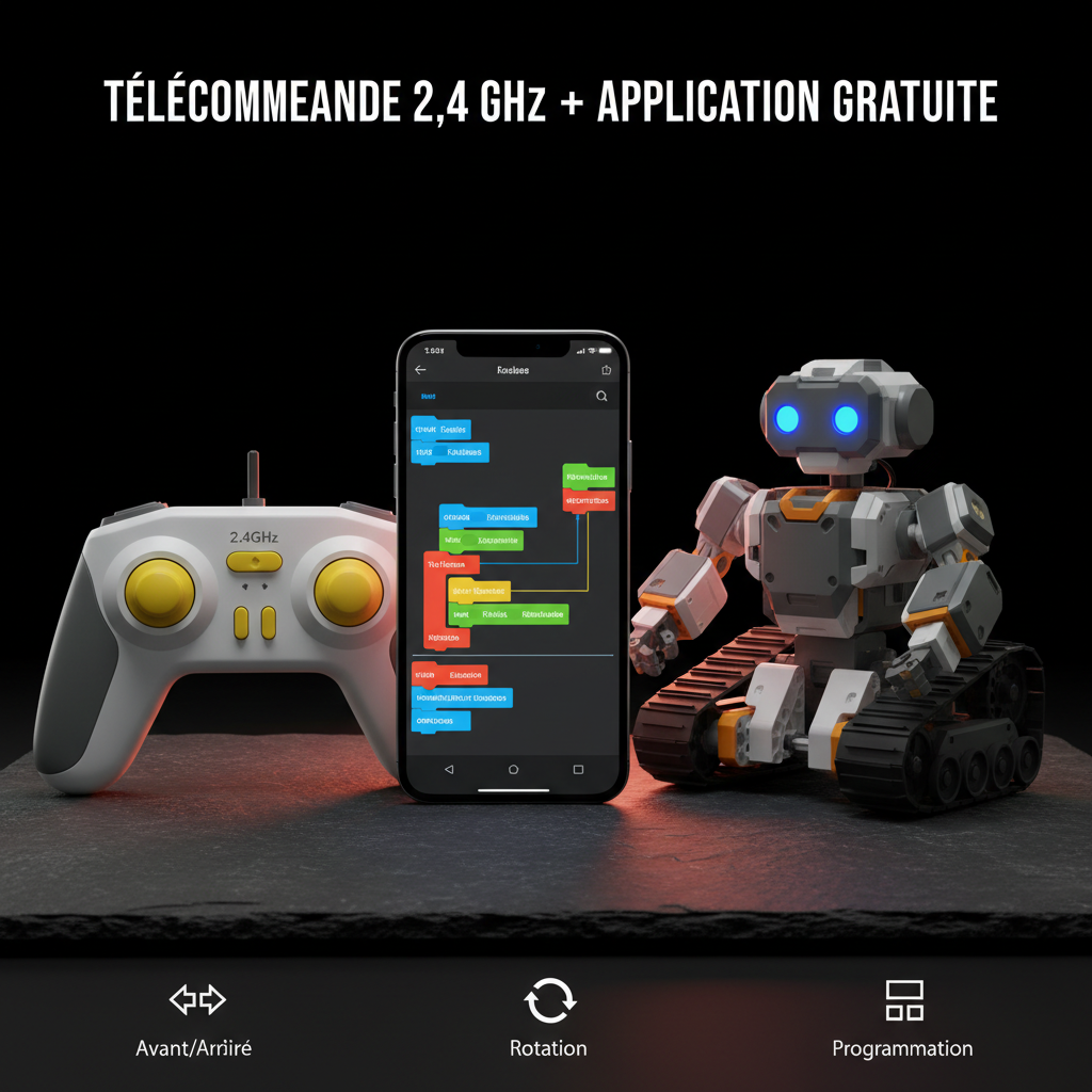 Jouet Robot pour Enfants — Télécommande 2,4GHz et application