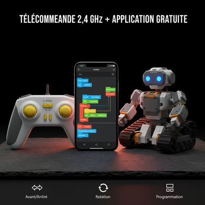 Jouet Robot pour Enfants — Télécommande 2,4GHz et application