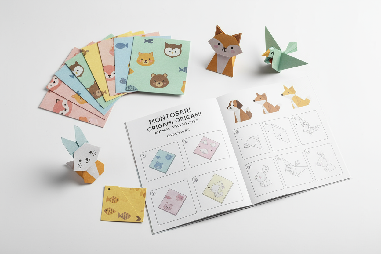 Kit de Papier Origami pour Enfants | CréArt