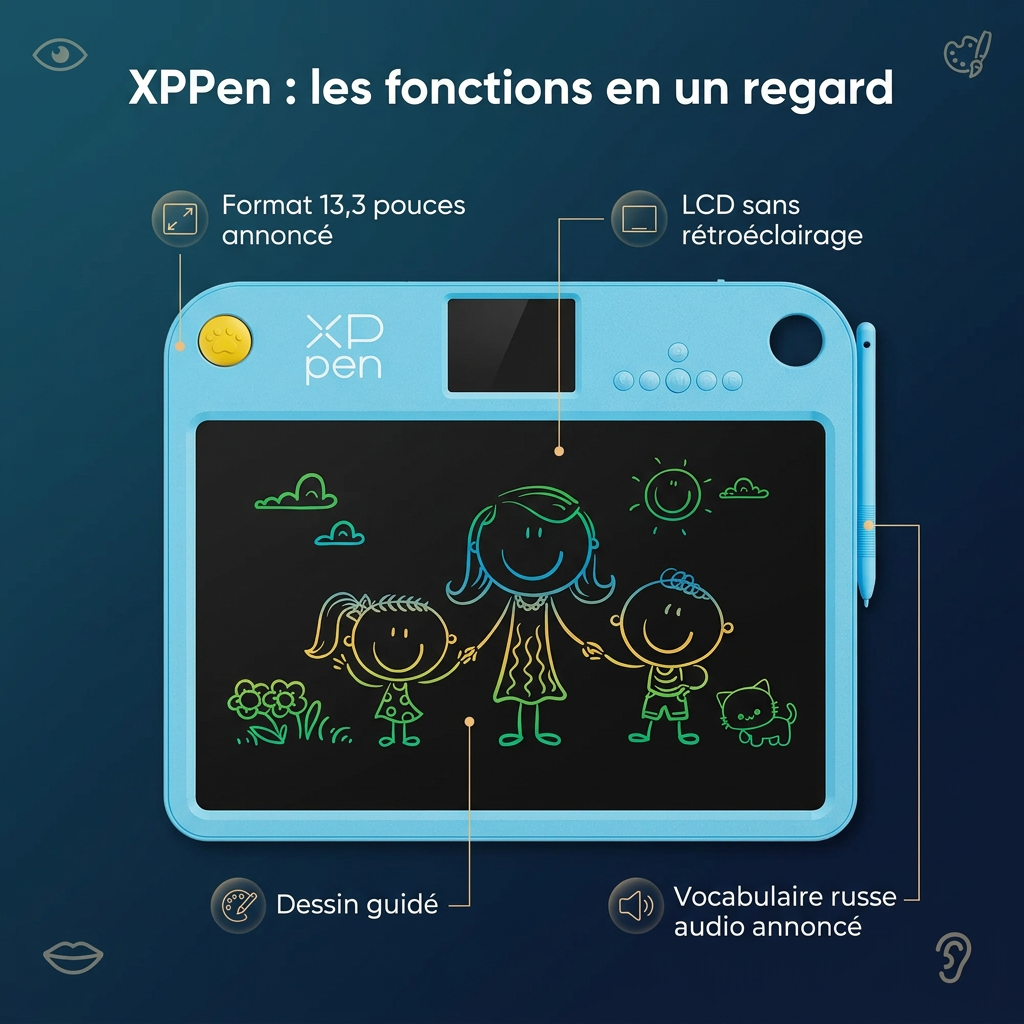 Les fonctions XPPen en un regard