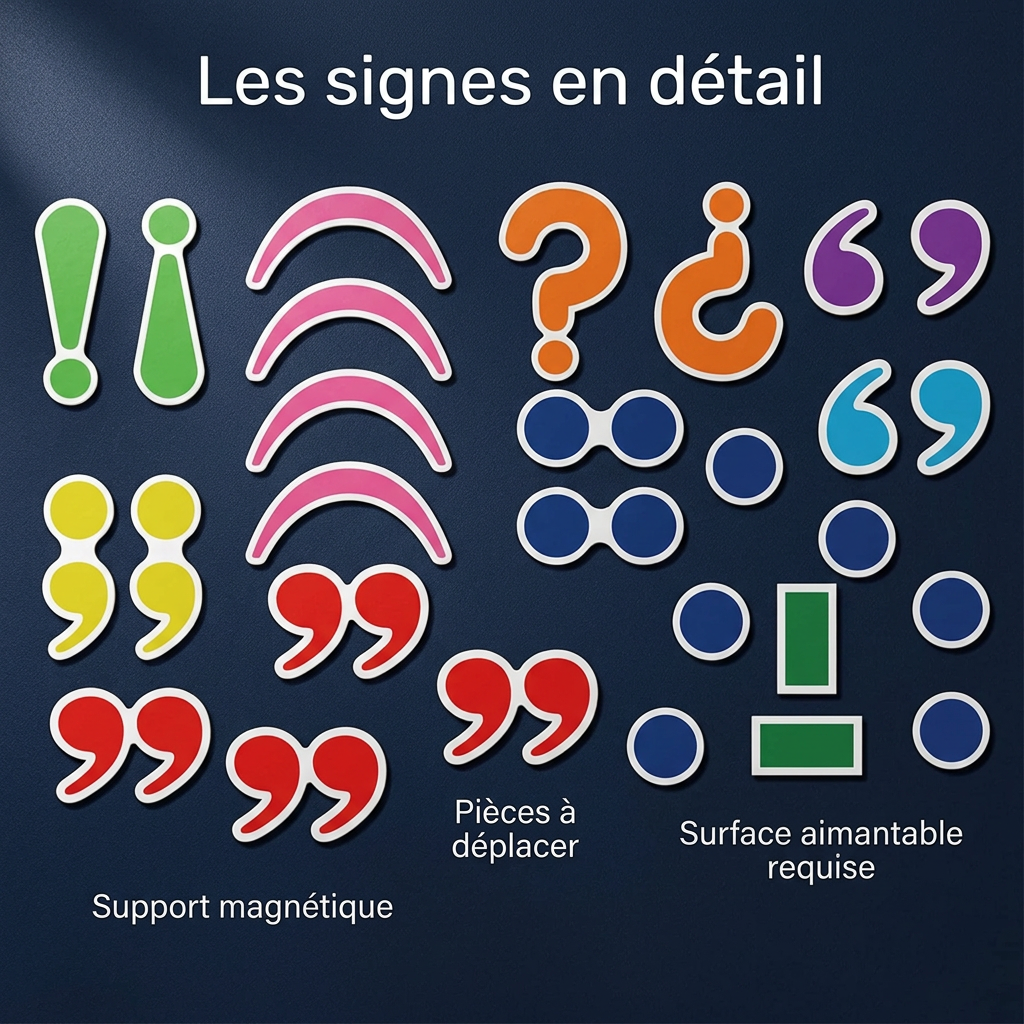 Les signes magnétiques en détail