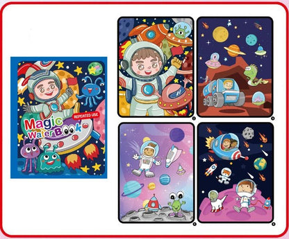 Livre de Coloriage Magique avec Stylo à l'Eau - Jeu Éducatif Enfant