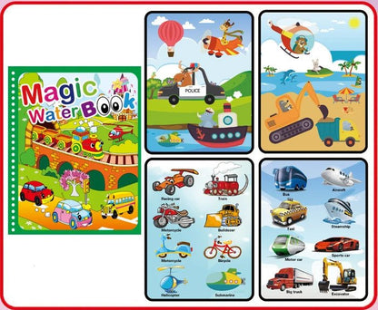 Livre de Coloriage Magique avec Stylo à l'Eau - Jeu Éducatif Enfant