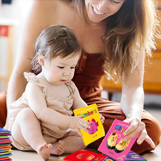 livre pour enfant• coffret mini board books couleurs formes chiffres anglais