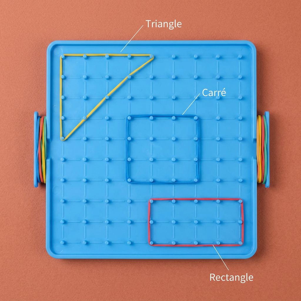planche de manipulation STEM pour motricité fine enfant