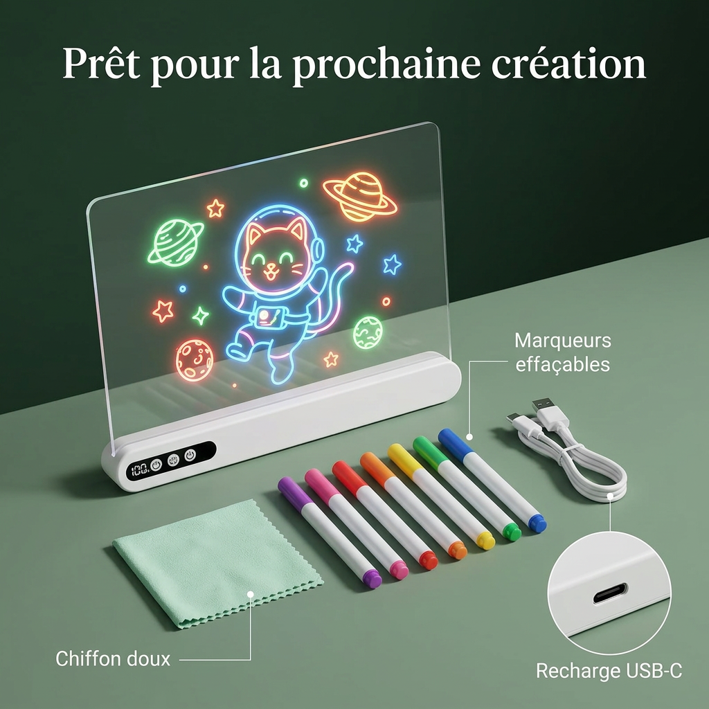 Lumina : recharge USB-C et accessoires