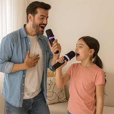 Micro karaoke • DS‑K2 Karaoke Companion système de mixage portable HIFI stéréo trajet vacances anniversaire