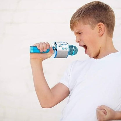 Micro karaoke - microphone karaoké Bluetooth sans fil avec haut‑parleur