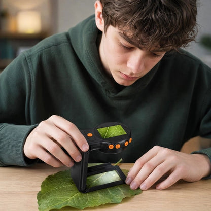 Microscope à 8 LED pour objets en faible luminosité